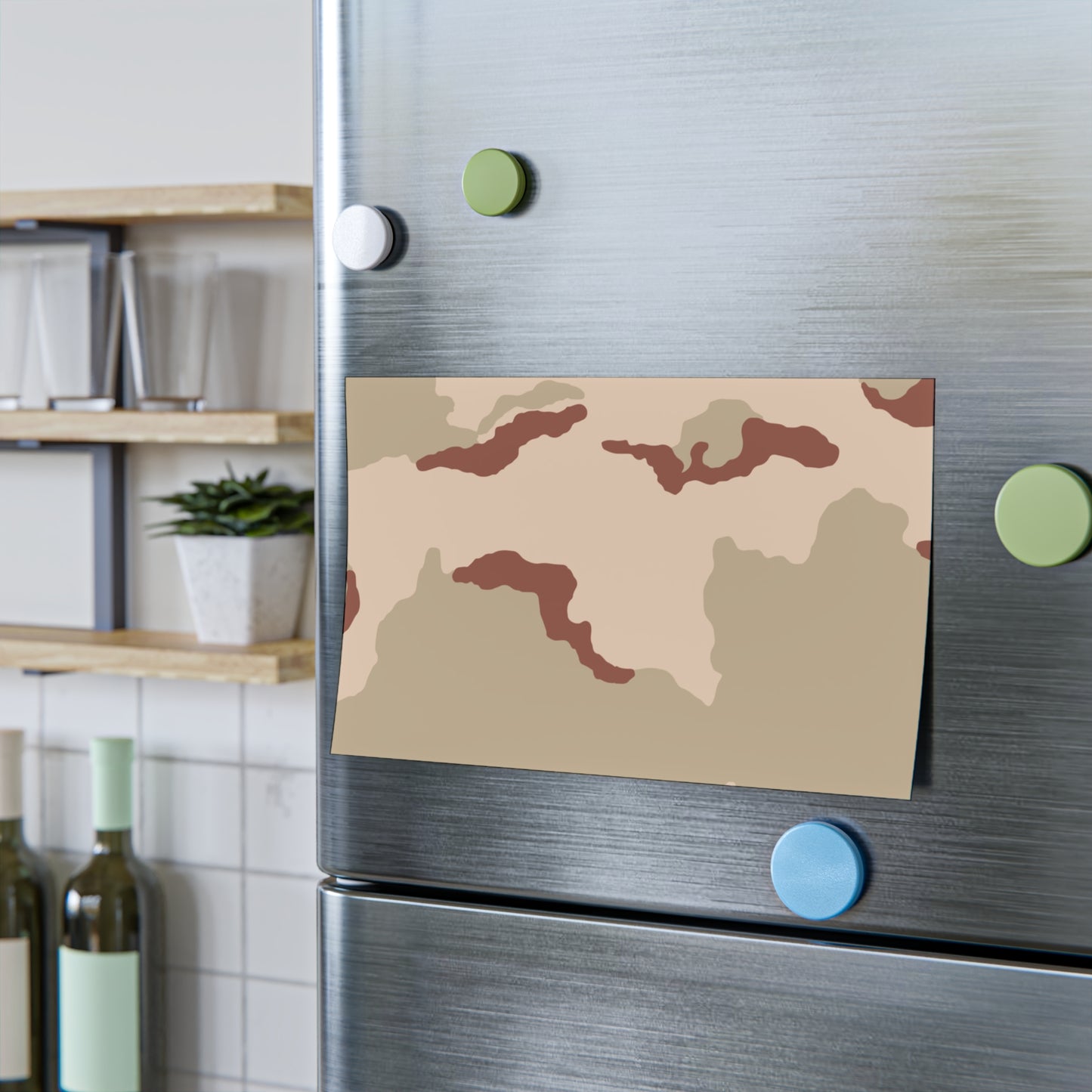 Three-Color Desert Camo Post-it Notepad _ Concealing Coloration