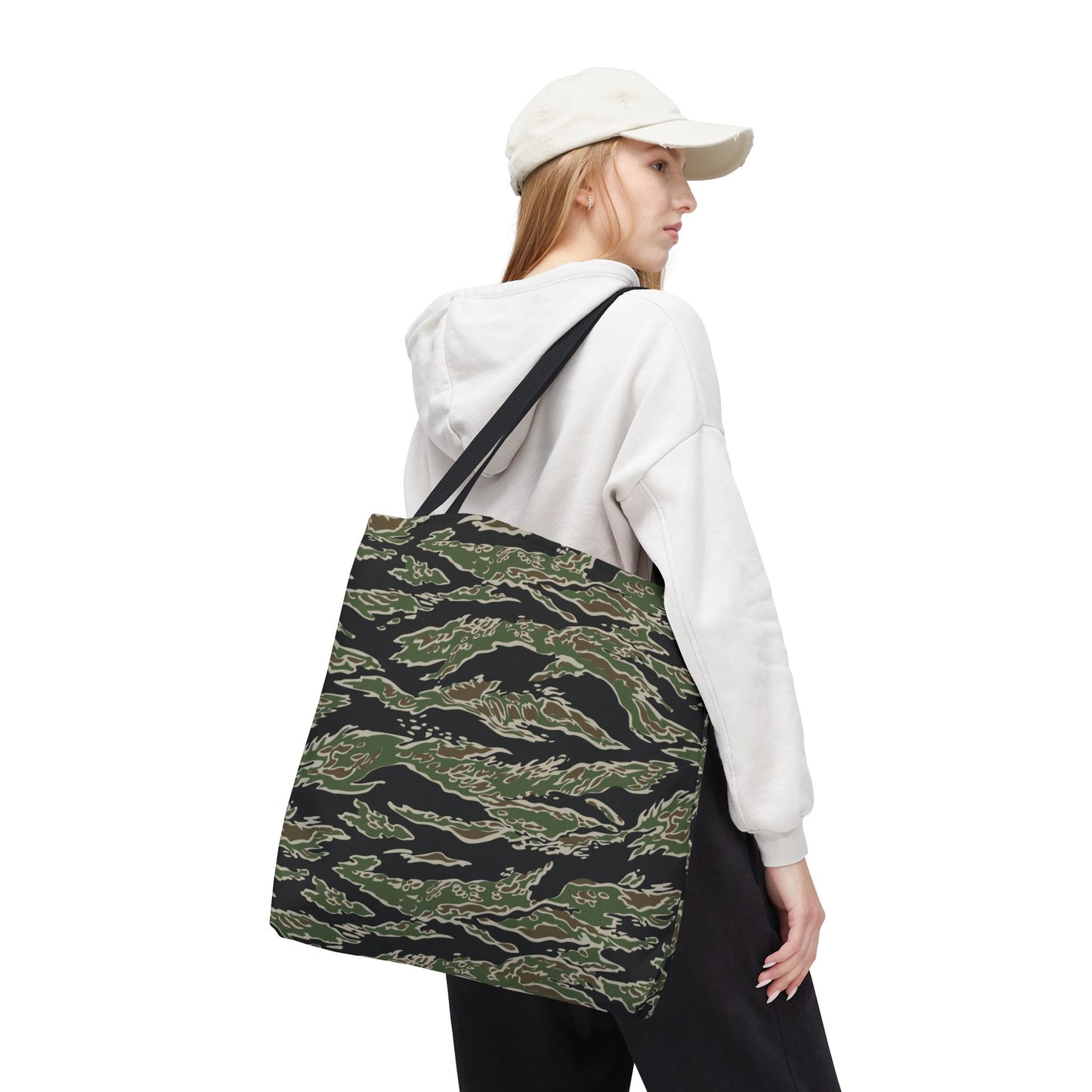 Tiger Stripe LLS Camo Vertical Tote Bag _ Concealing Coloration