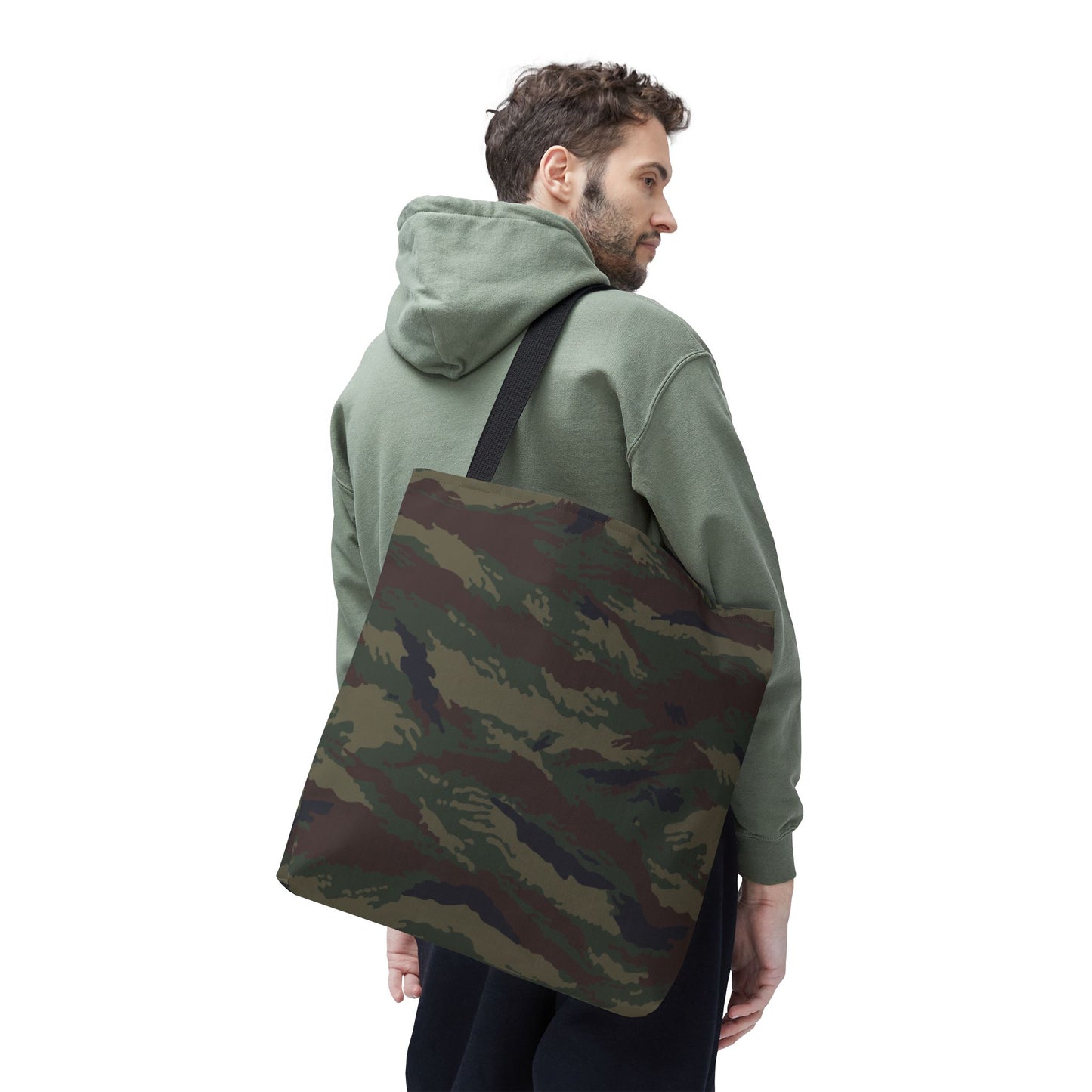 Kamysh Woodland Camo Vertical Tote Bag