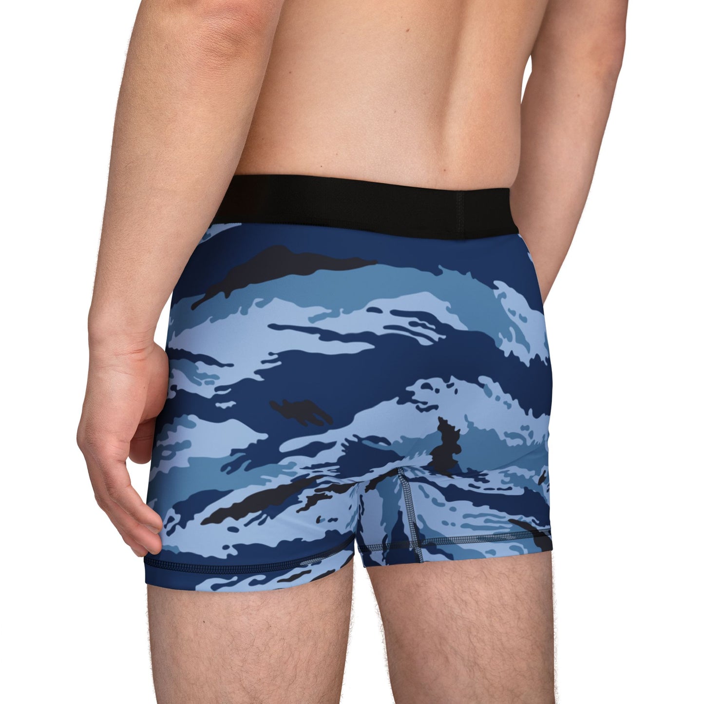 Kamysh Blue Camo Boxer Briefs _ Concealing Coloration