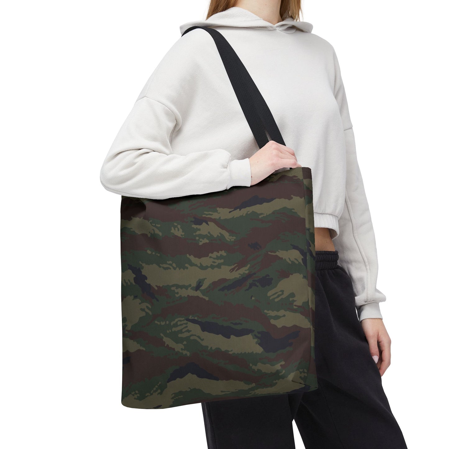 Kamysh Woodland Camo Vertical Tote Bag