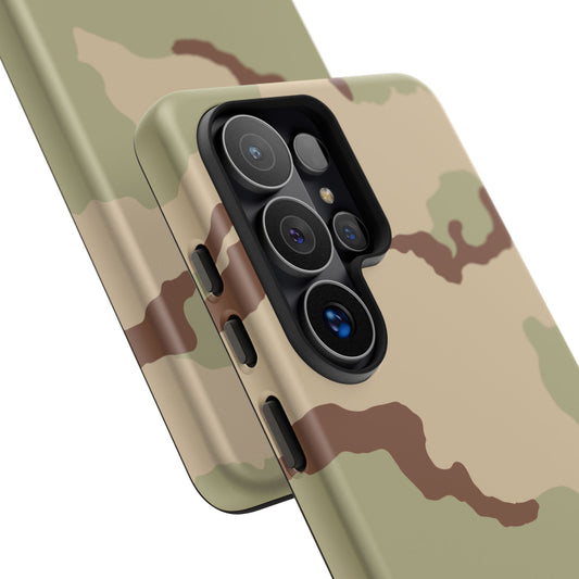 Three-Color Desert Camo Galaxy S26 Ultra Field Case