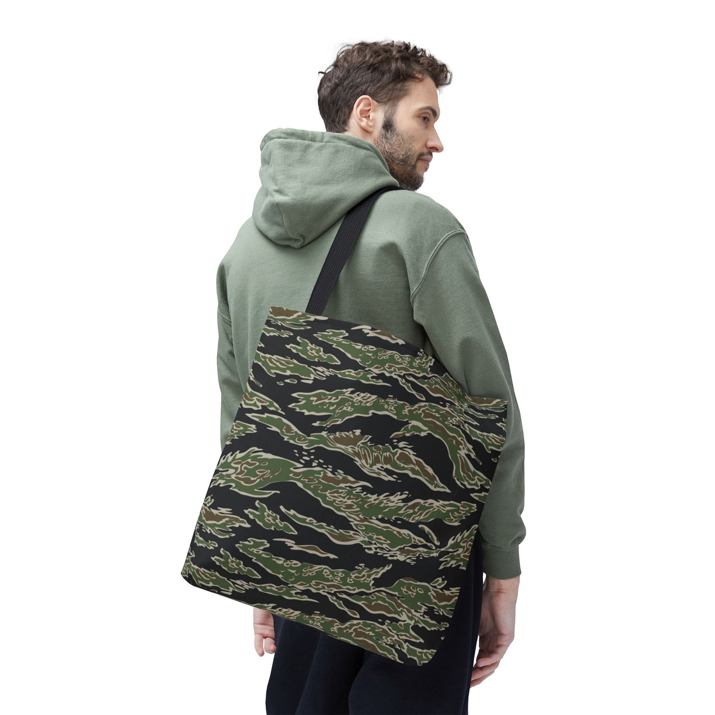 Tiger Stripe LLS Camo Vertical Tote Bag _ Concealing Coloration