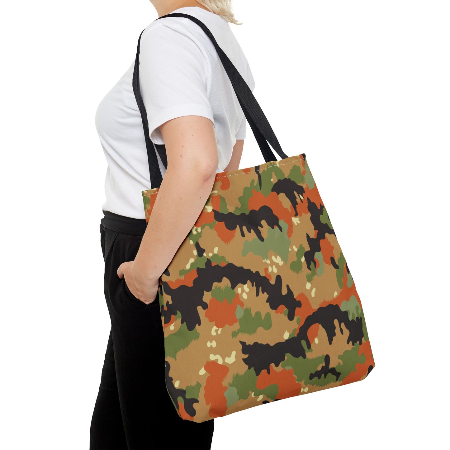 Leibermuster Camo Vertical Tote Bag - Concealing Coloration