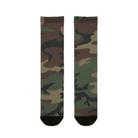 M81 Woodland Camo Socks - Concealing Coloration