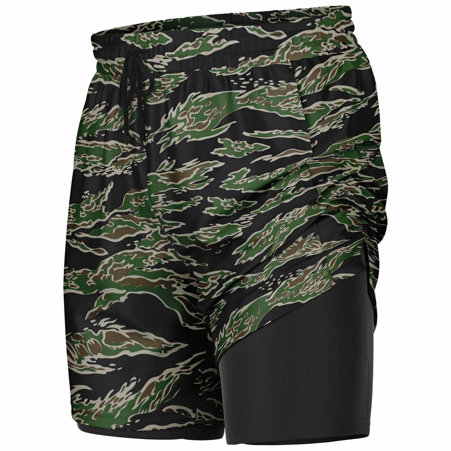 Tiger Stripe LLS Camo Lined Shorts 7" _ Concealing Coloration