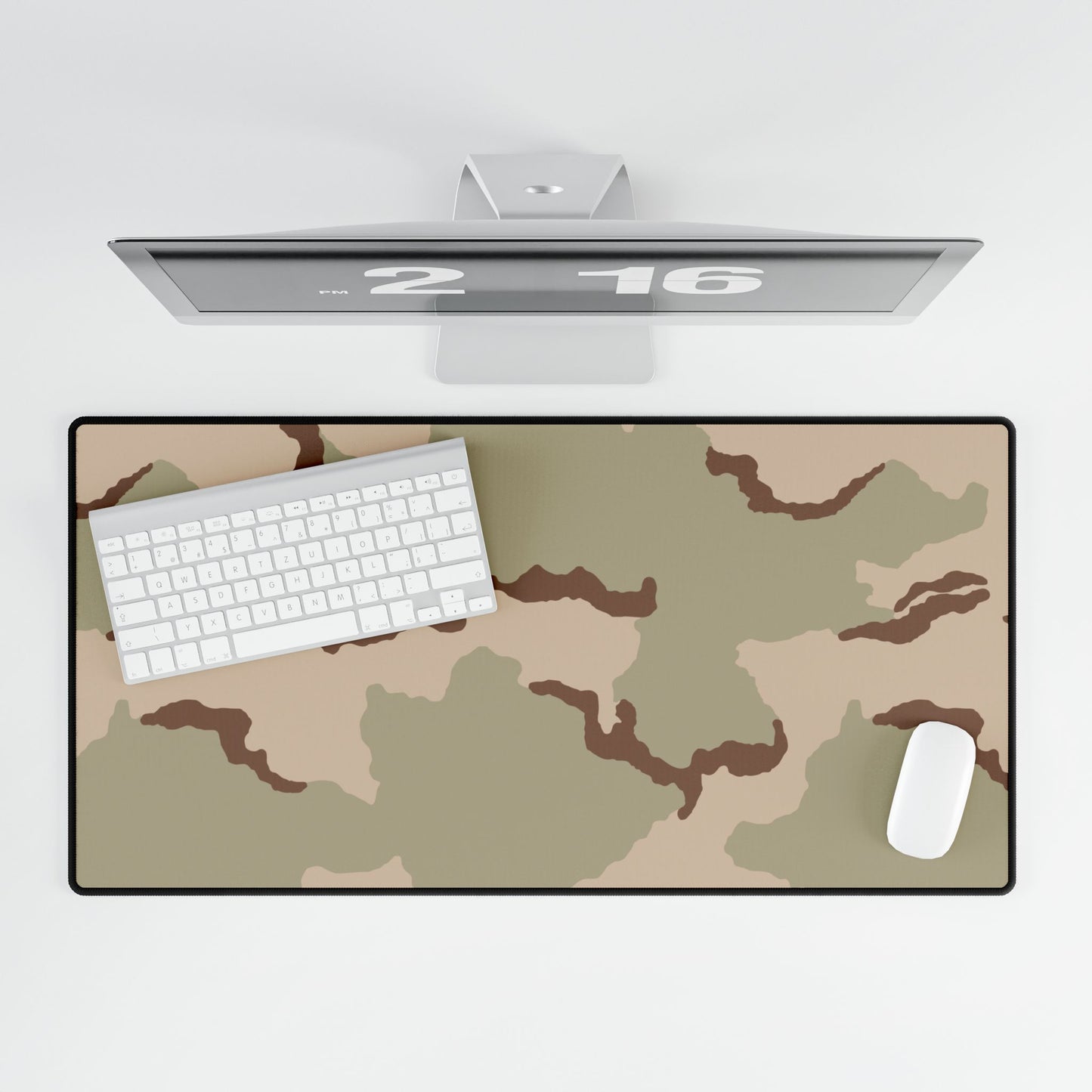 Three Color Desert Camo Desk Mat Camouflage Patterned Desk Mat Keyboard Mouse