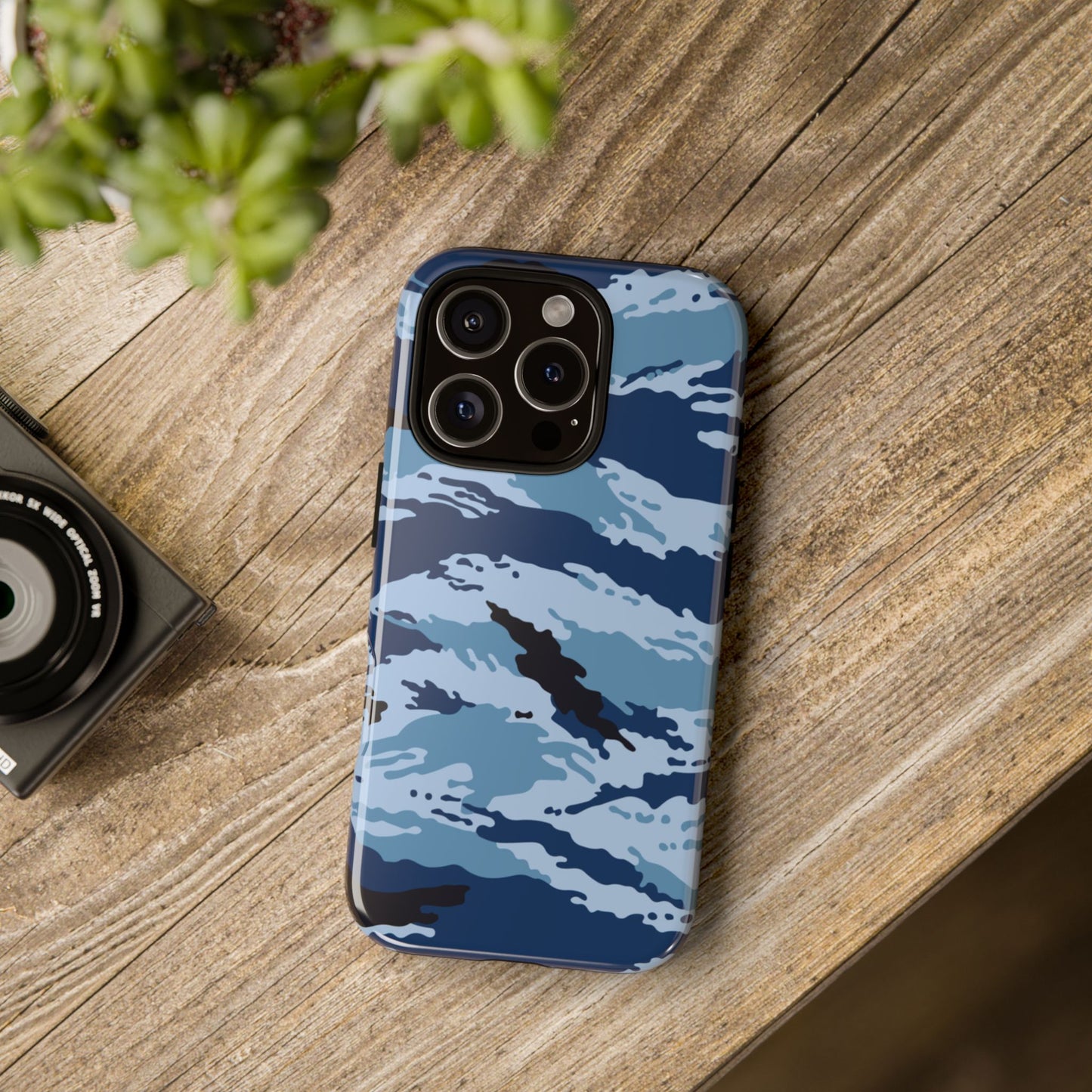 Kamysh Blue Camo MagSafe iPhone Field Case