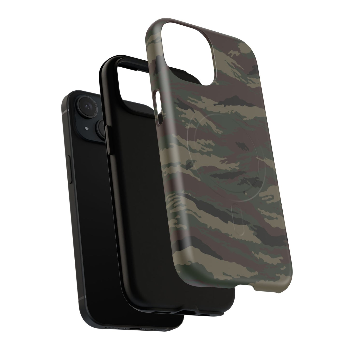 Kamysh Woodland Camo Magsafe iPhone 15 Field Case