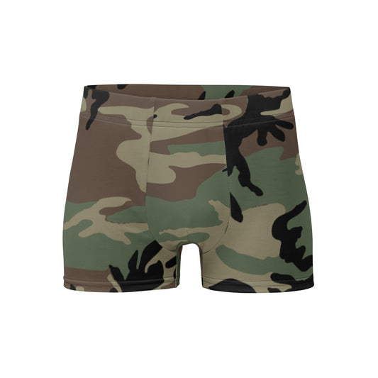 M81 Woodland Camo Boxer Briefs - Concealing Coloration