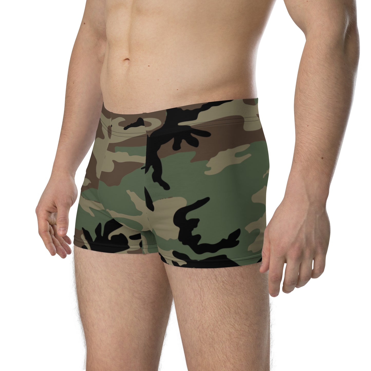 M81 Woodland Camo Boxer Briefs - Concealing Coloration