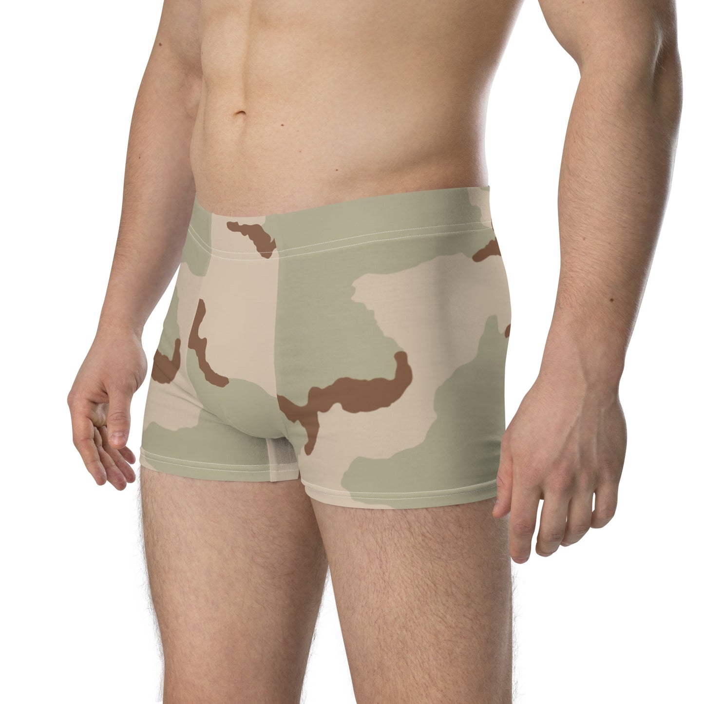 Three-Color Desert Camo Boxers Briefs - Concealing Coloration