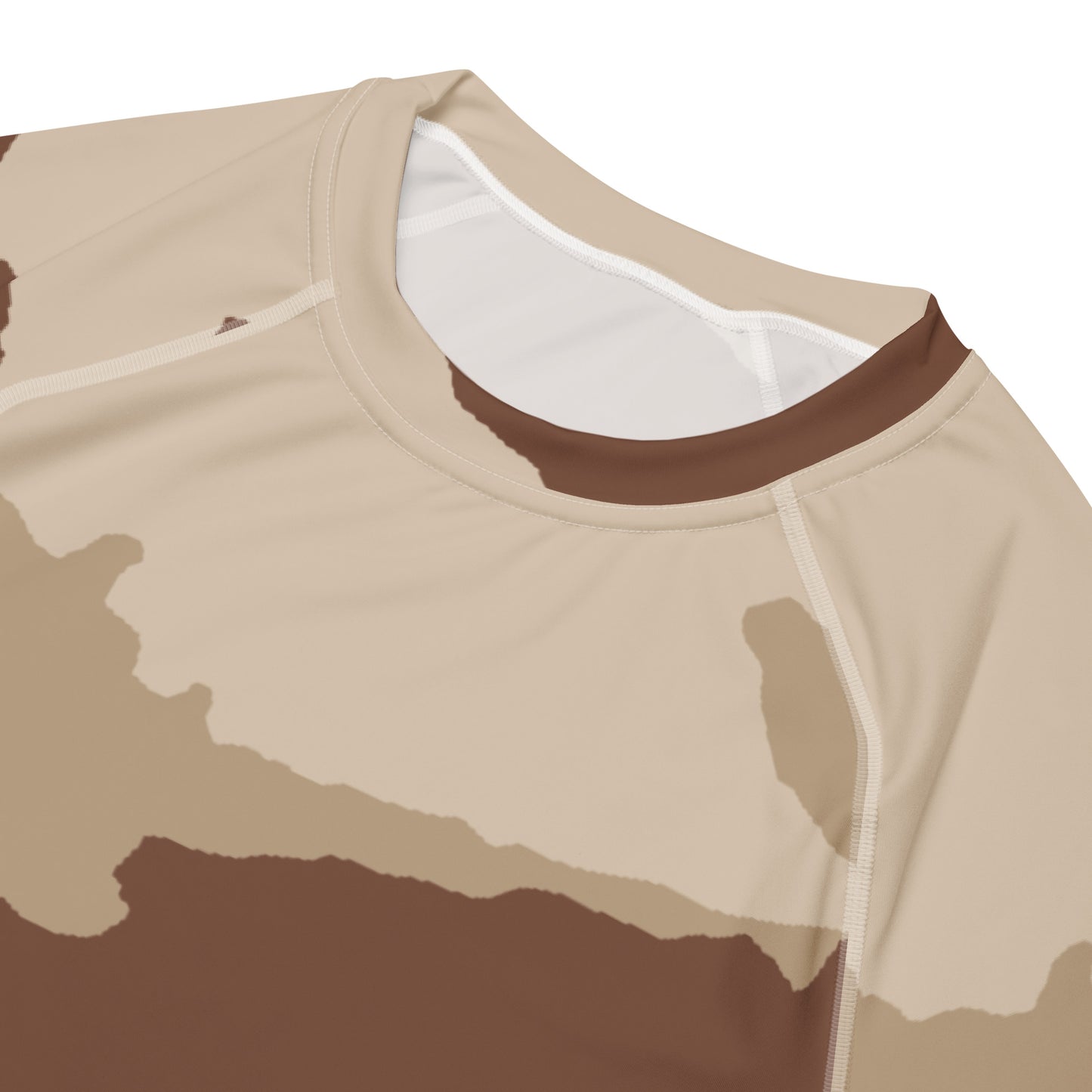 Desert Daguet Camo SS Rash Guard _ Concealing Coloration