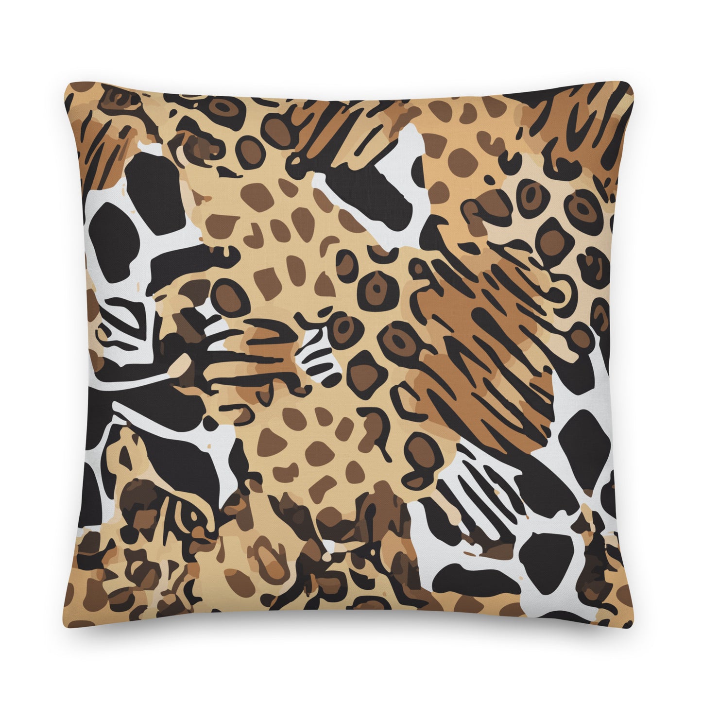 Animals Camo 22" Throw Pillow