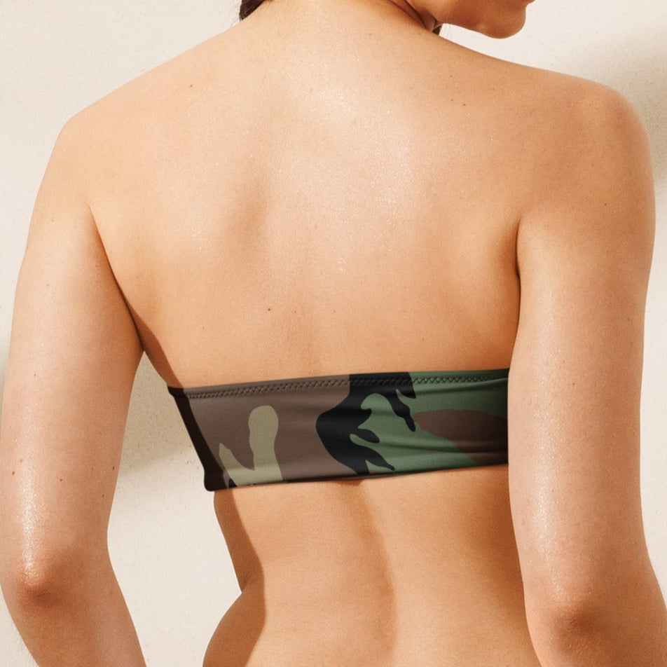 M81 Woodland Camo Bandeau Top