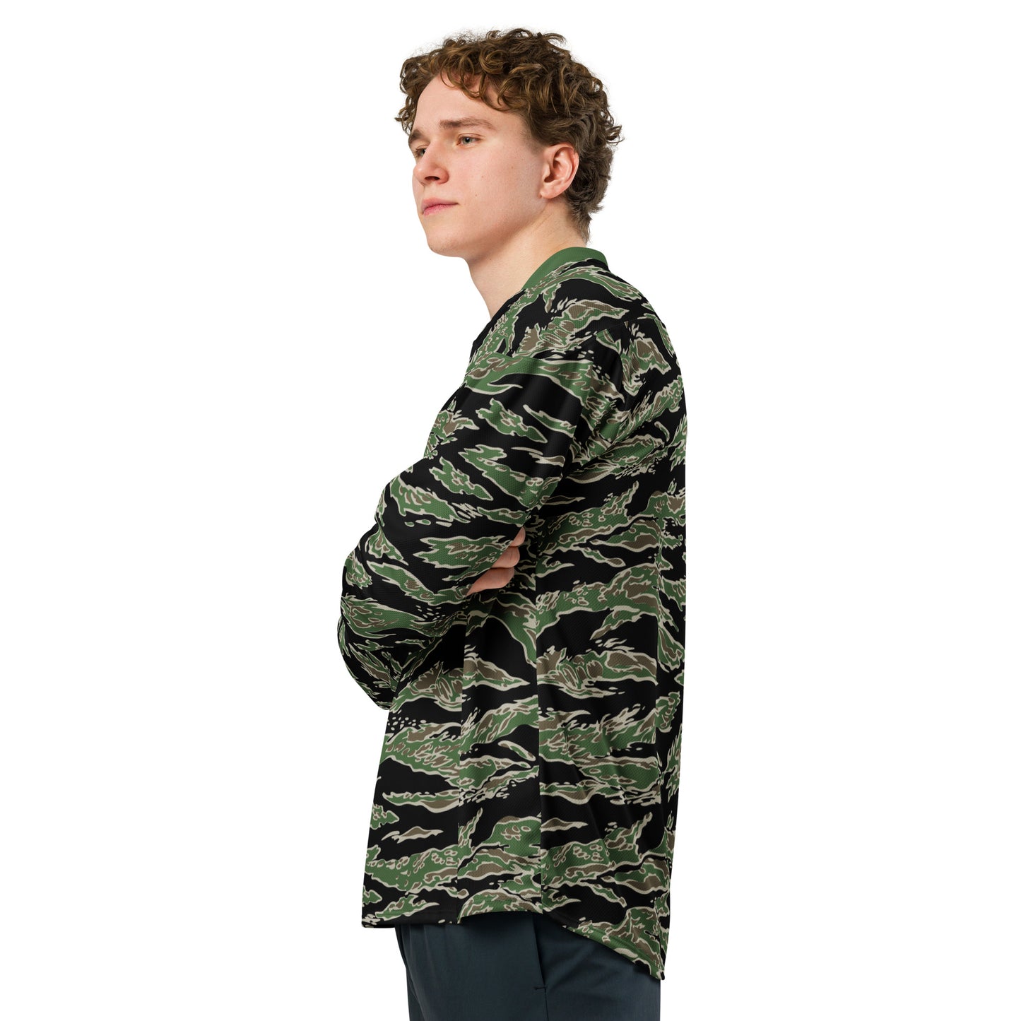 Tiger Stripe LLS Camo Hockey Jersey - Concealing Coloration