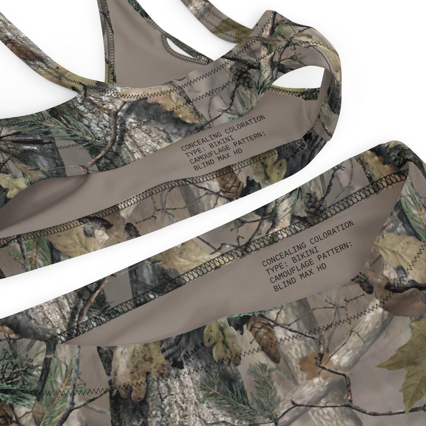 Blind Max HD Camo High-Waisted Bikini Set - Concealing Coloration