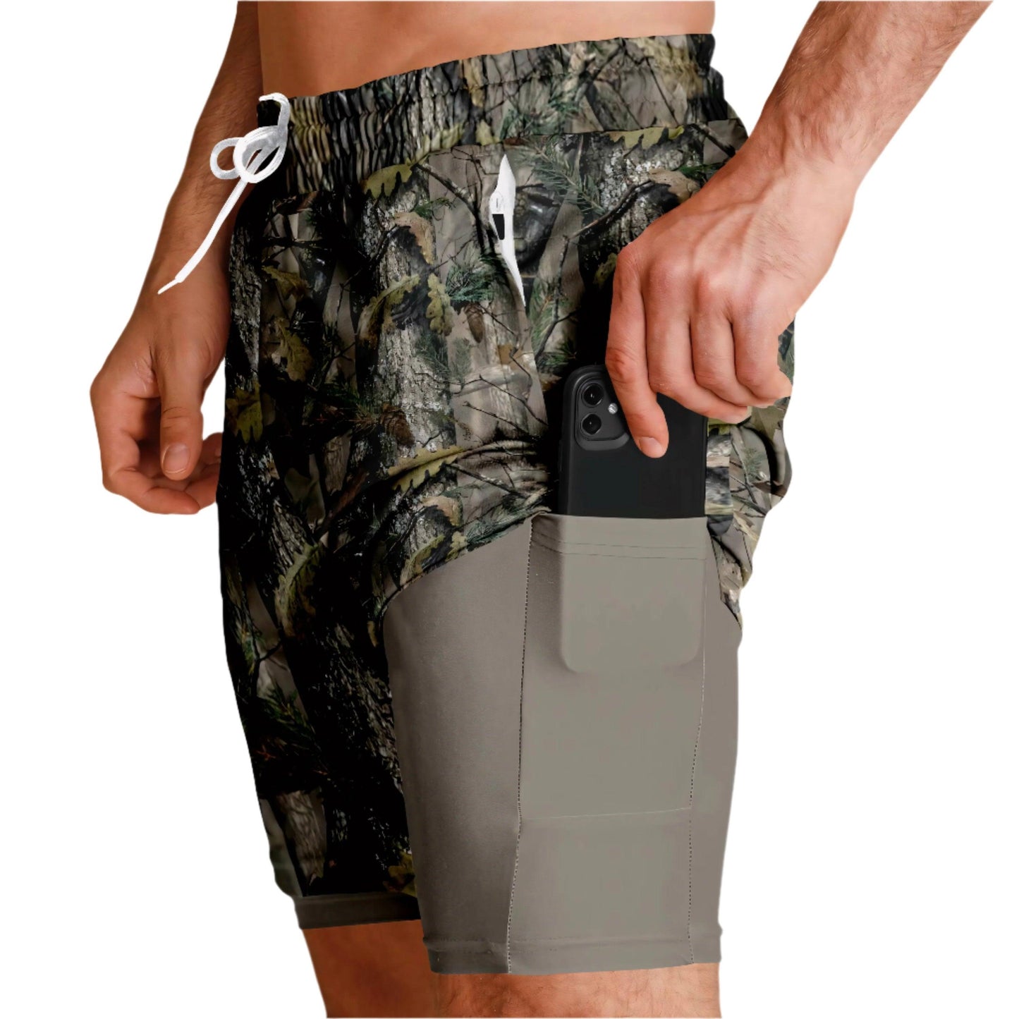 Blind Max HD Camo Lined Shorts 7" _ Concealing Coloration