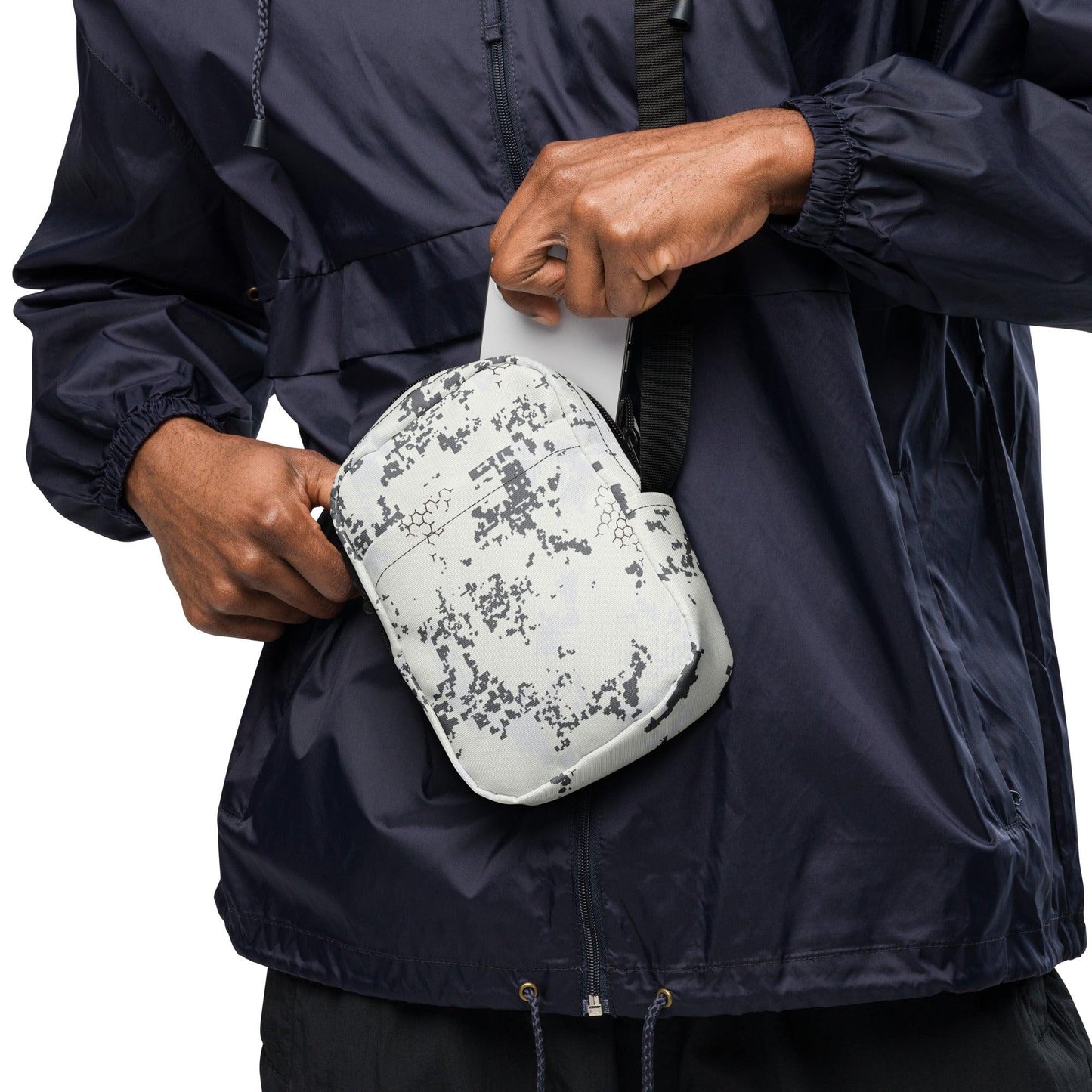 BlindTech Snow Camo Crossbody Bag _ Concealing Coloration