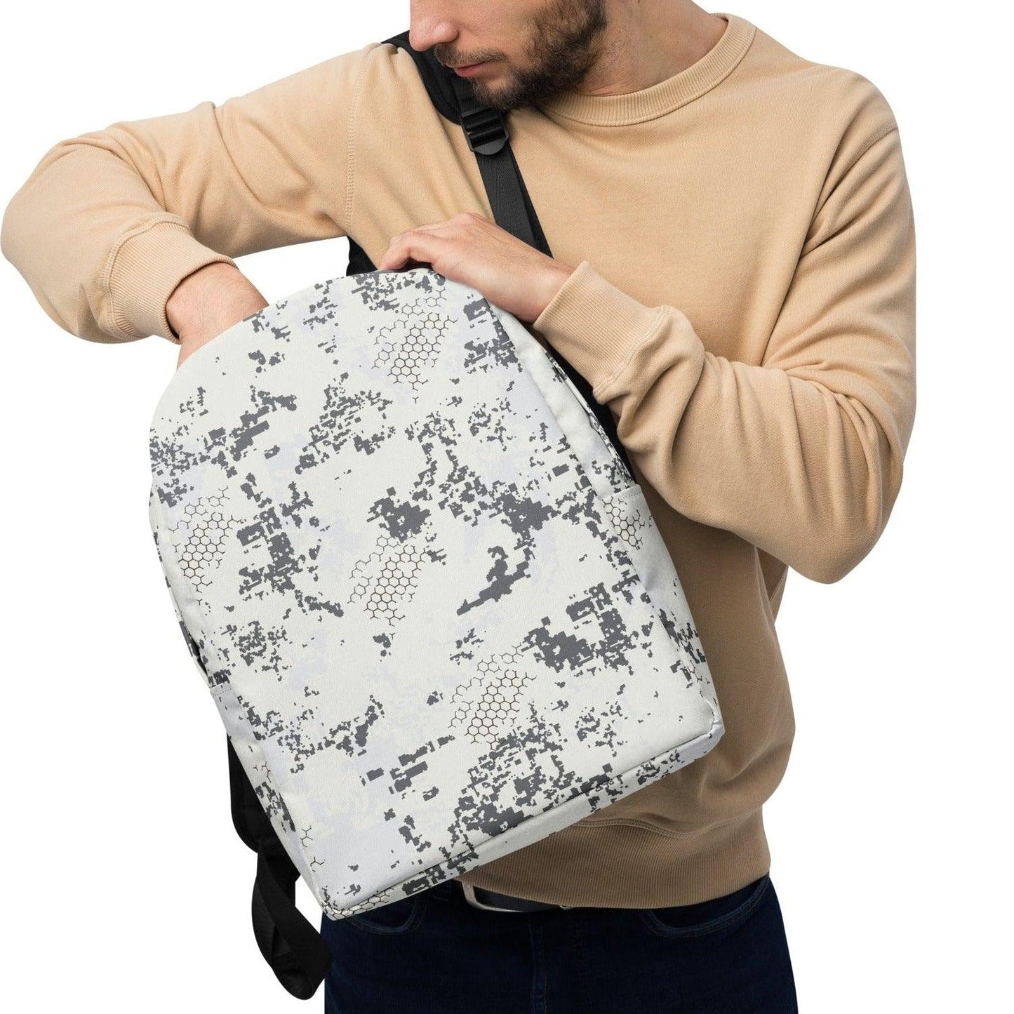 BlindTech Snow Camo Laptop Backpack - Concealing Coloration