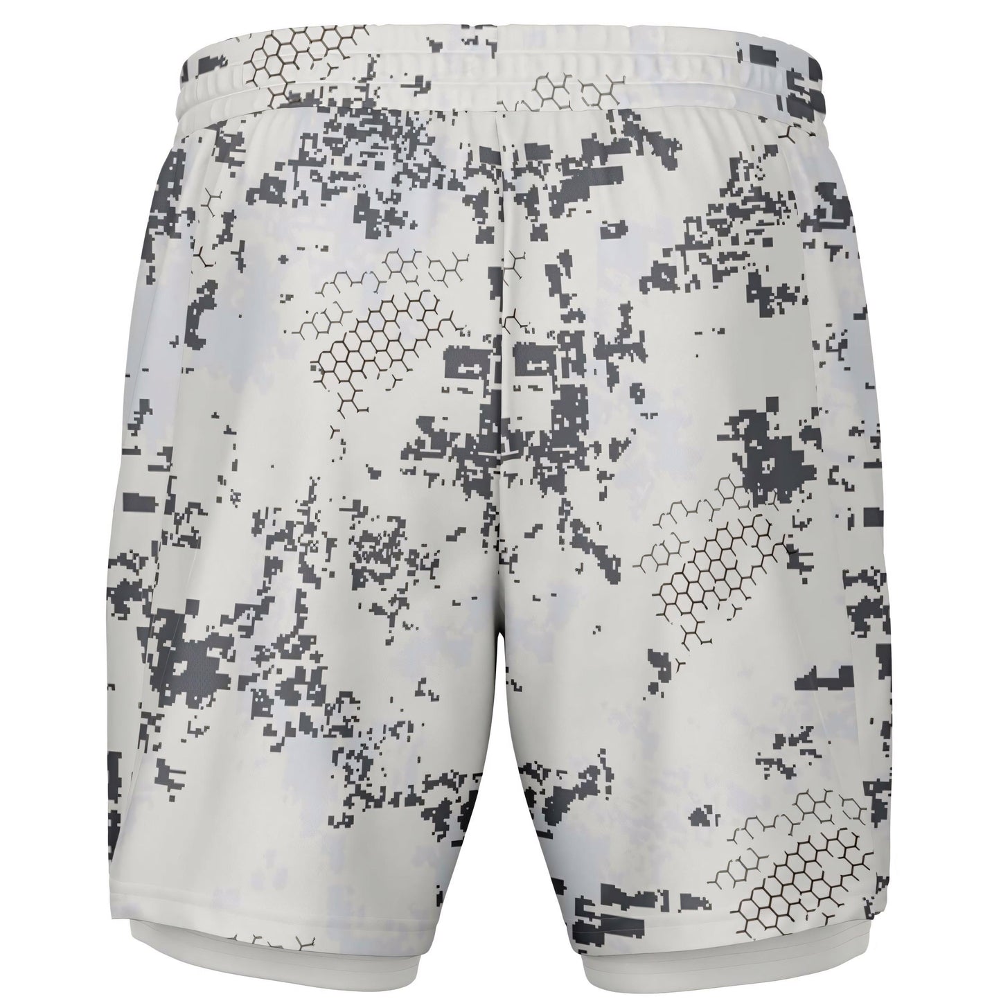 Blindtech Snow Camo Lined Shorts 7" - Concealing Coloration