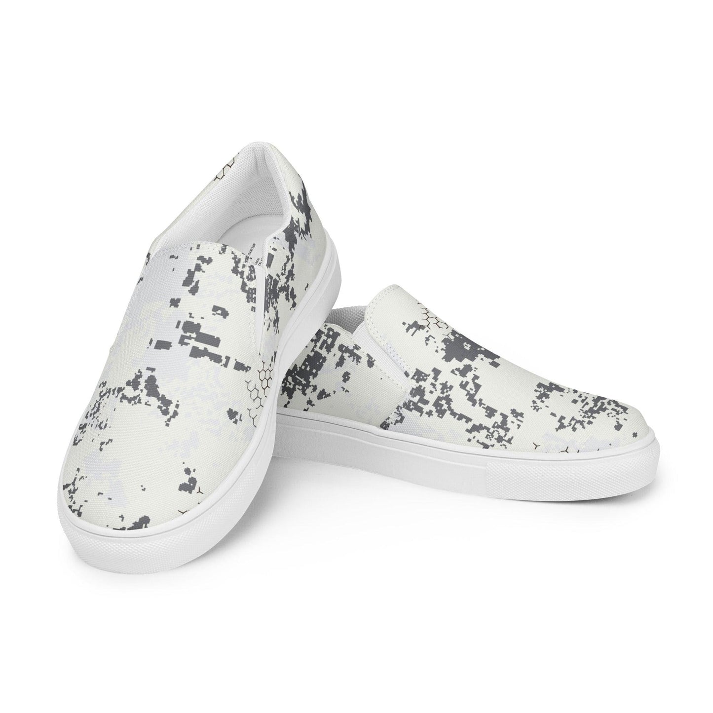BlindTech Snow Camo Men’s Slip-On Sneaker - Concealing Coloration