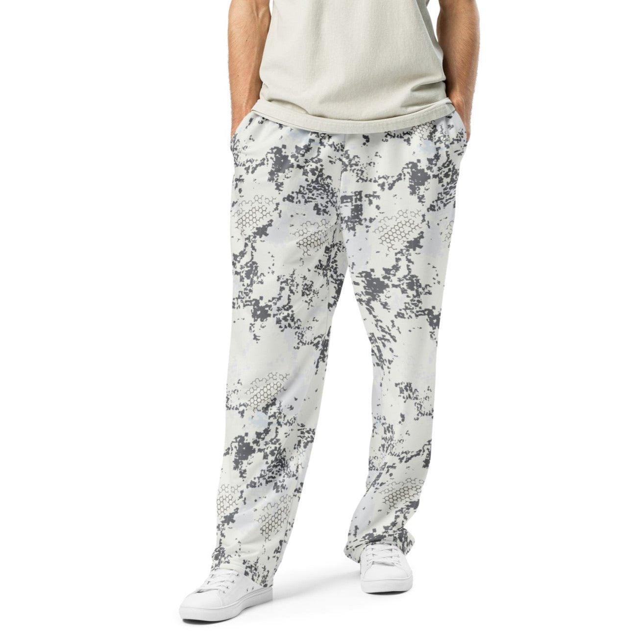 BlindTech Snow Camo Sweatpants _ Concealing Coloration