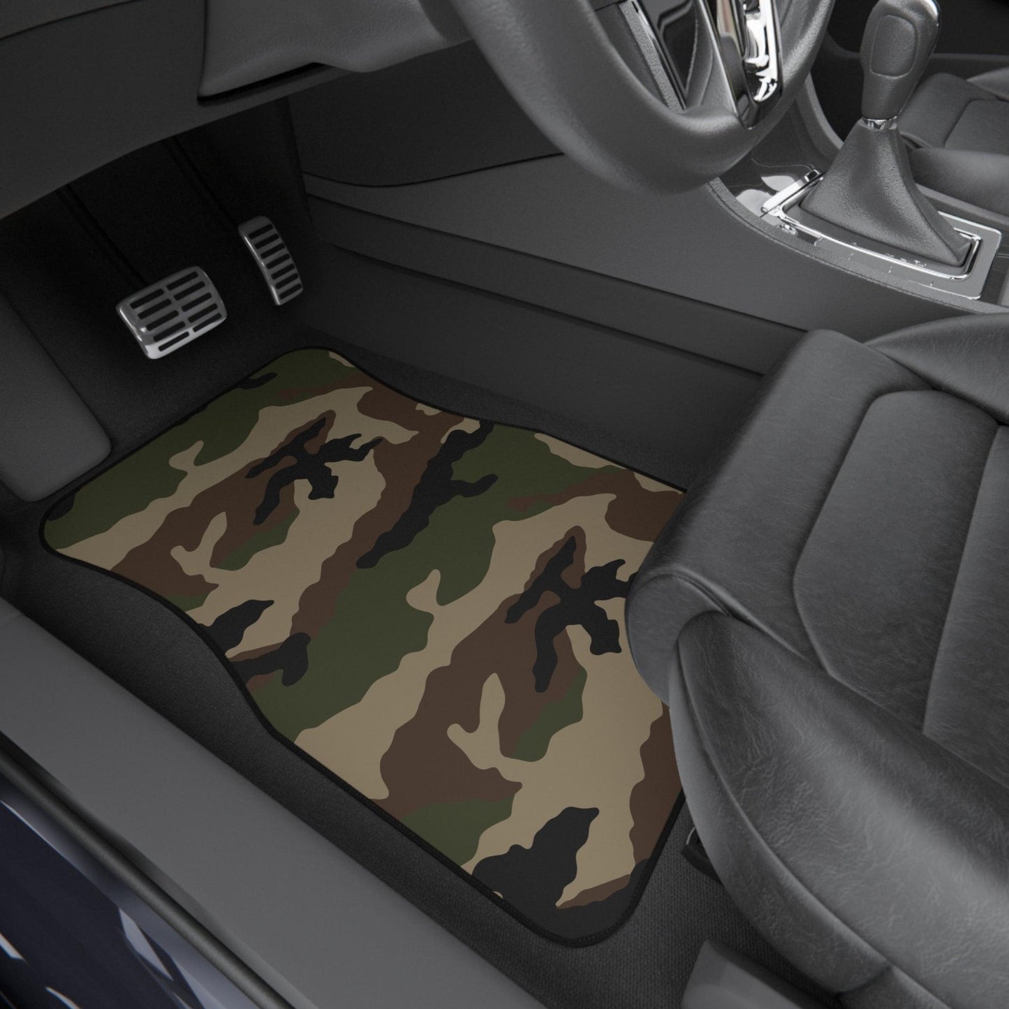 Centre-Europe Camo Front Seat Car Mats (Set of 2) _ Concealing Coloration