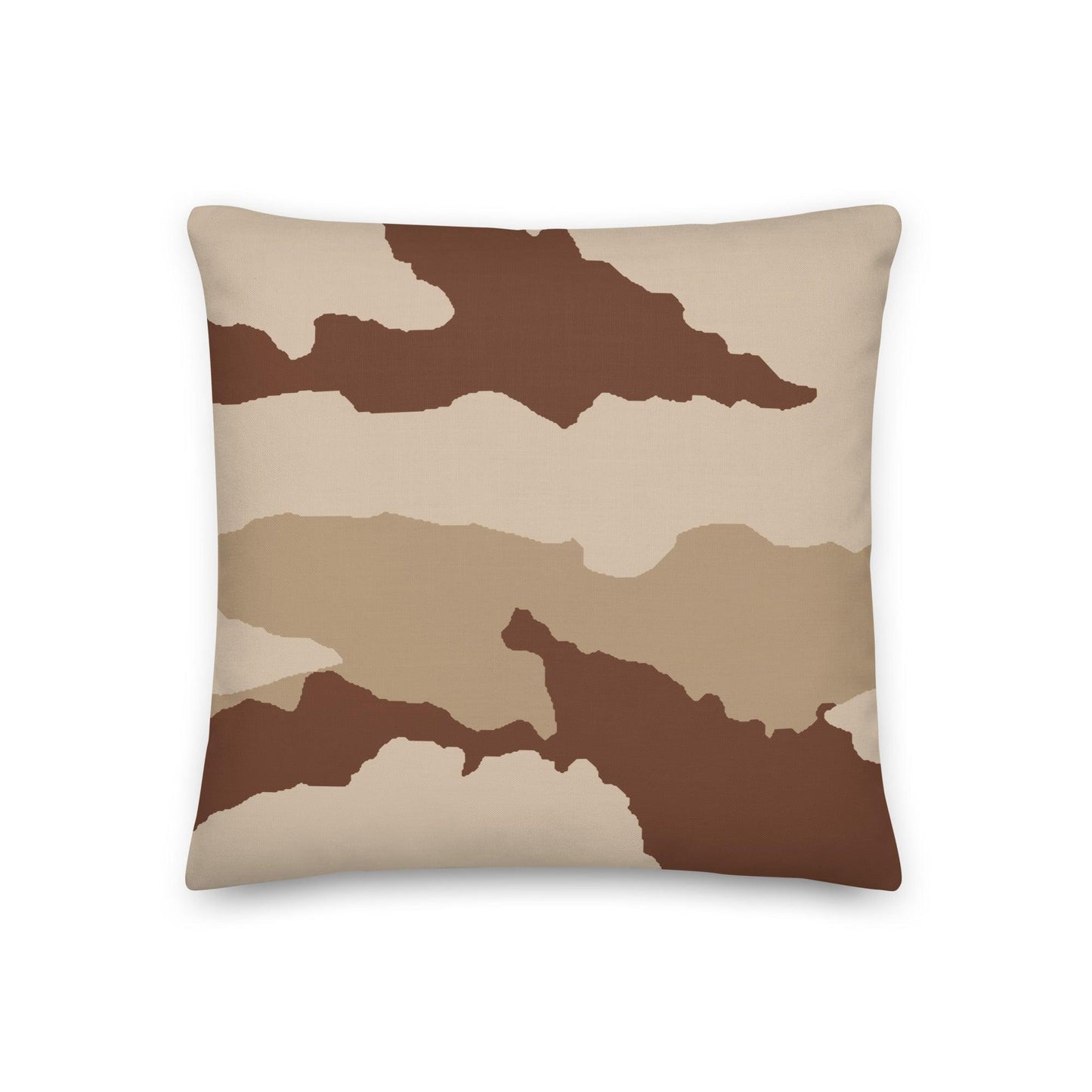 Daguet Desert Camo 18" Throw Pillow _ Concealing Coloration