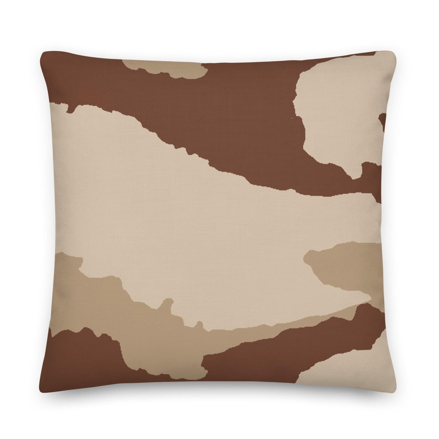 Daguet Desert Camo 22" Throw Pillow _ Concealing Coloration
