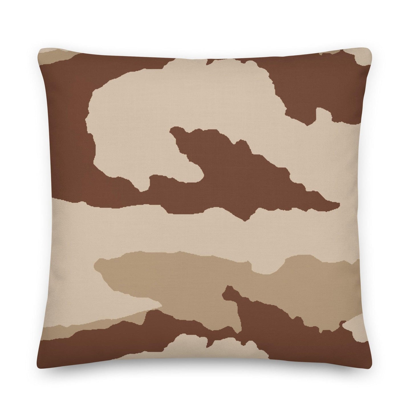 Daguet Desert Camo 22" Throw Pillow _ Concealing Coloration