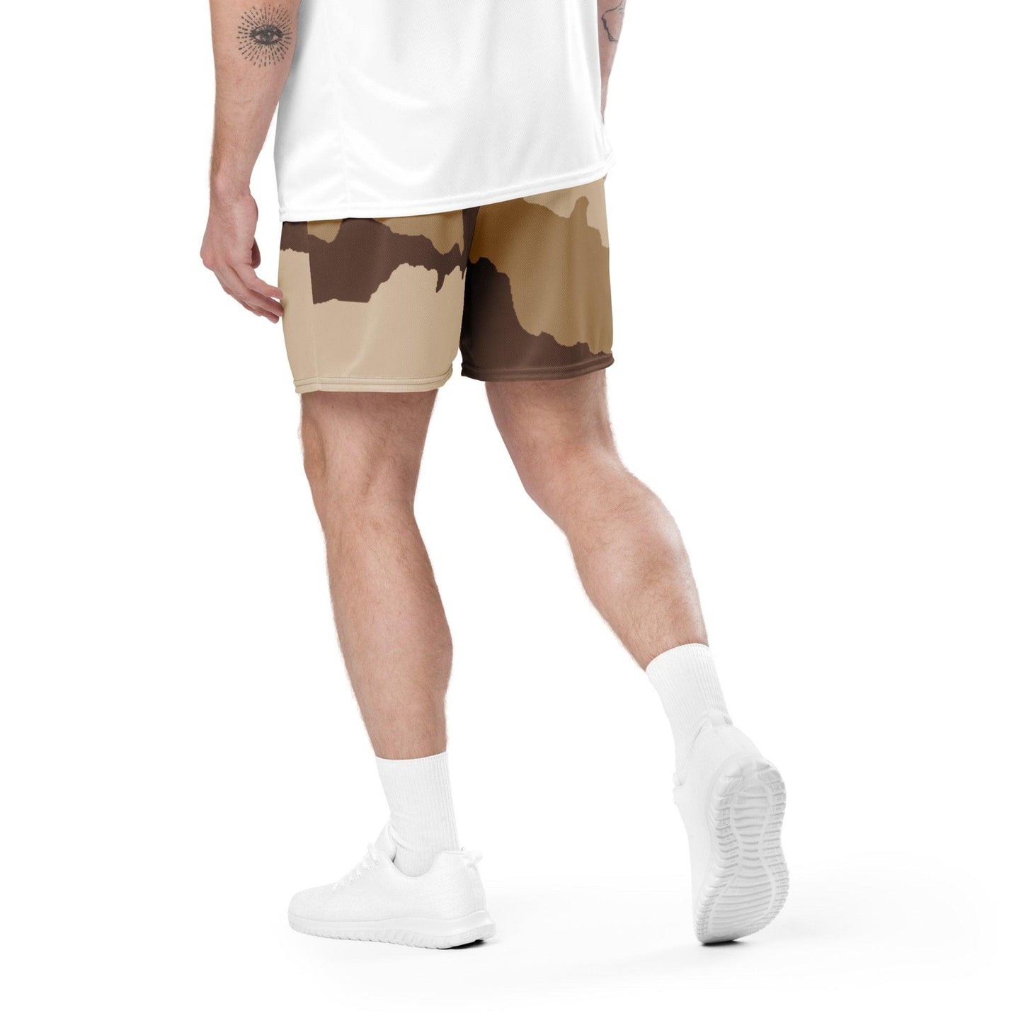 Daguet Desert Camo Basketball Shorts - Concealing Coloration
