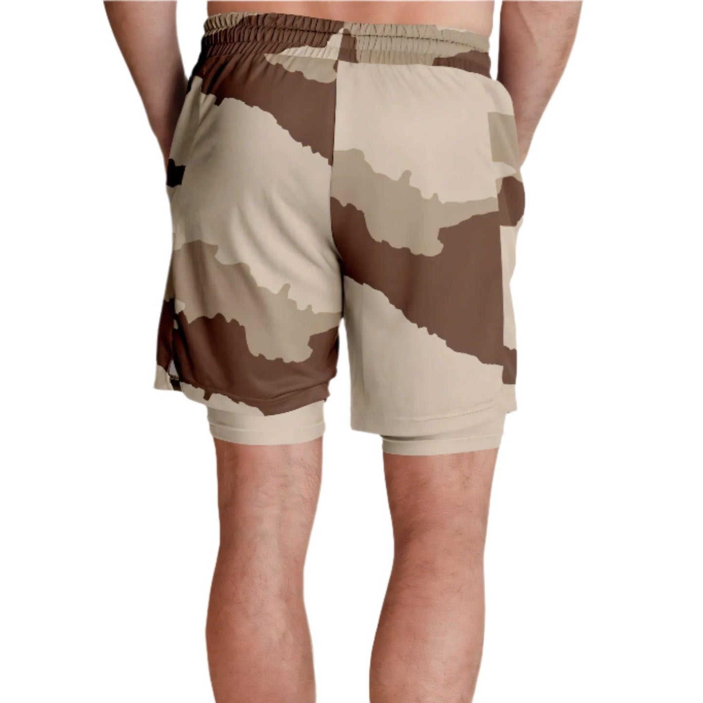 Daguet Desert Camo Lined Shorts 7" _ Concealing Coloration