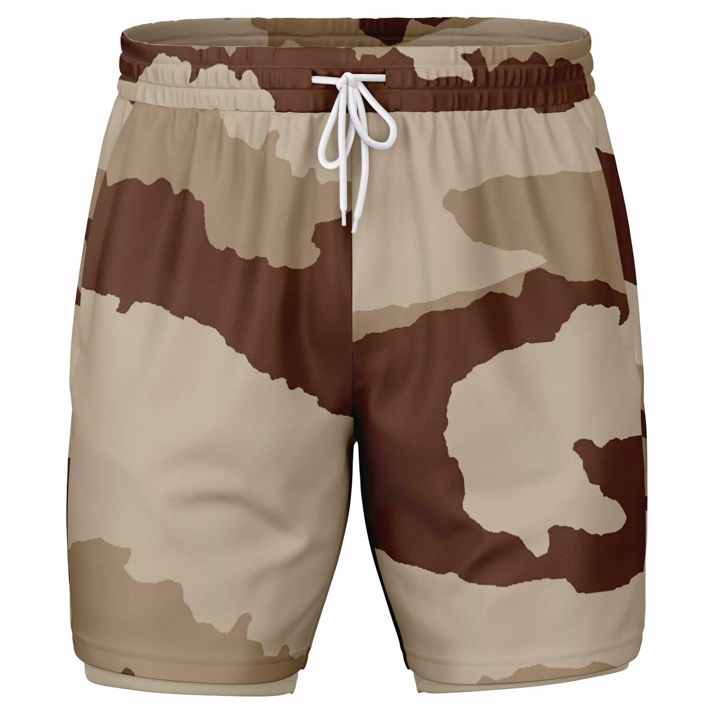 Daguet Desert Camo Lined Shorts 7" _ Concealing Coloration