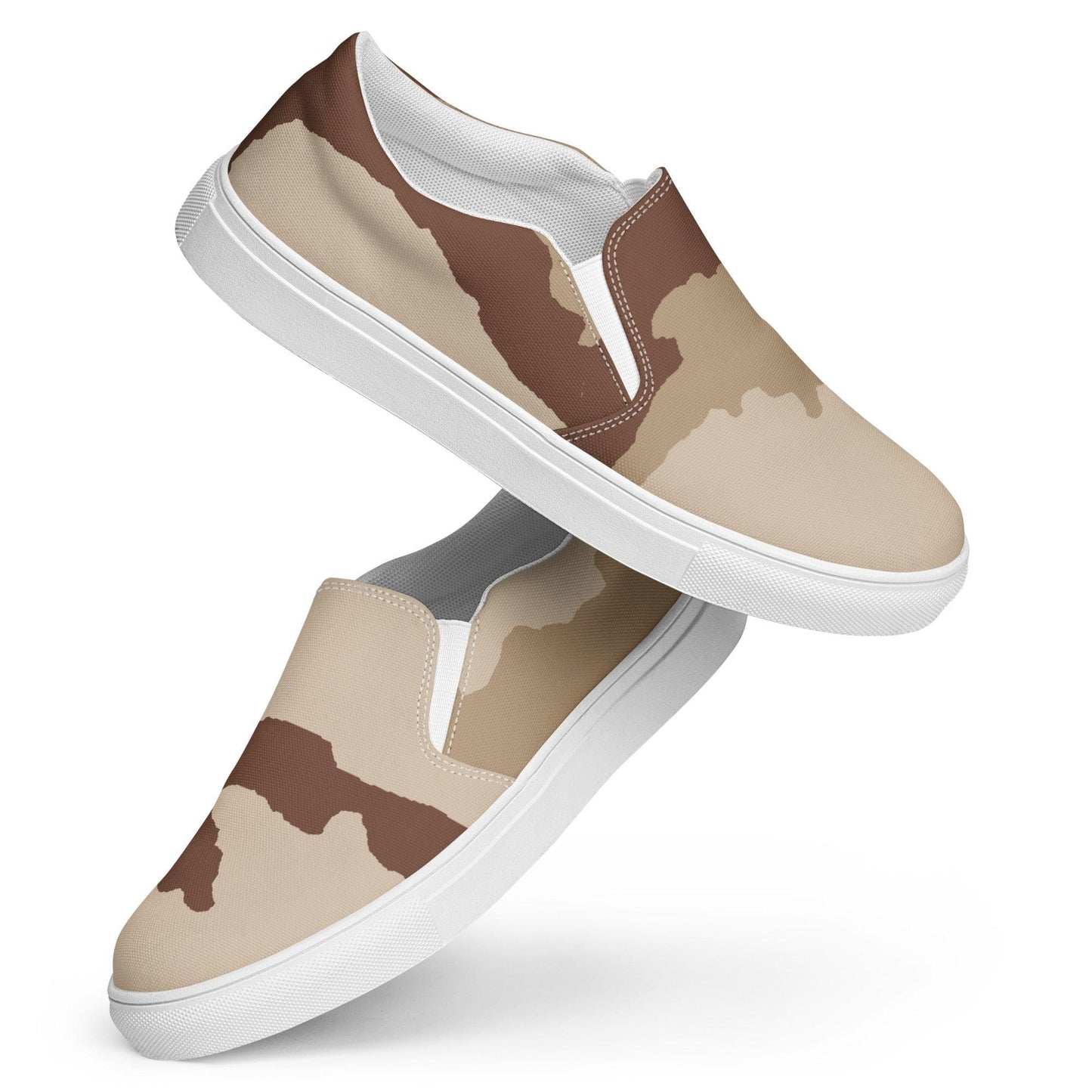 Daguet Desert Camo Men’s Slip-On Sneaker _ Concealing Coloration