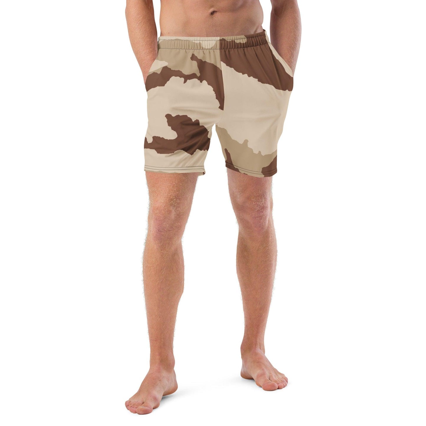 Daguet Desert Camo Swim Trunks _ Concealing Coloration