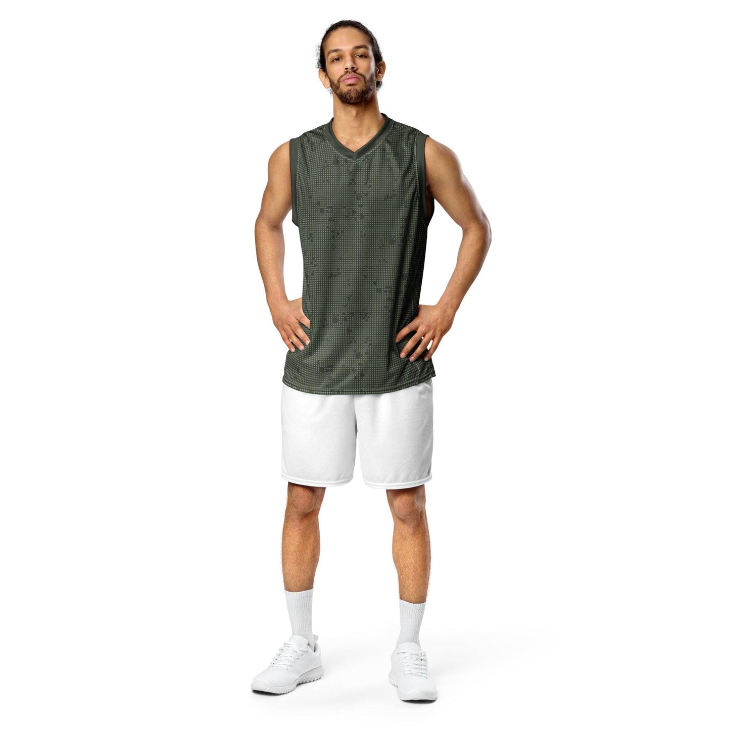 Desert Night Camo Basketball Jersey - Concealing Coloration