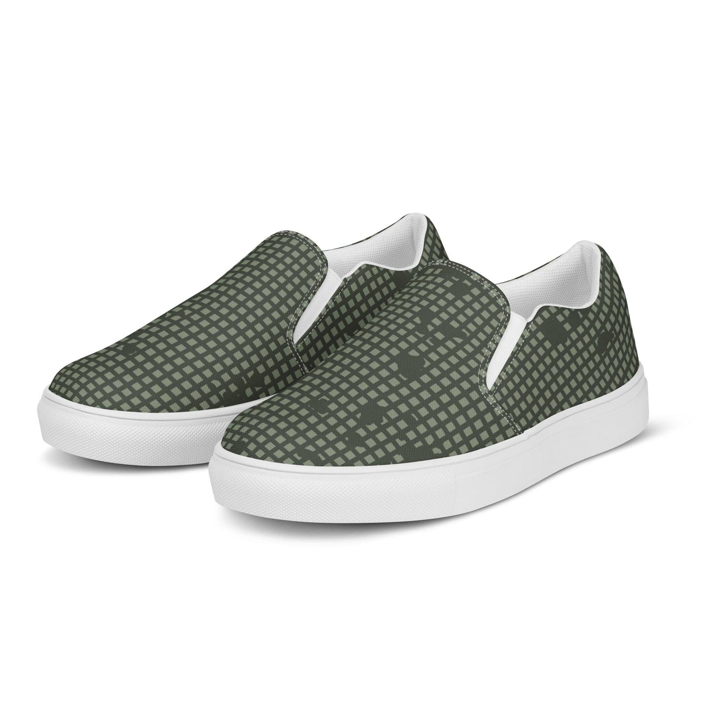 Desert Night Camo Men’s Slip-On Sneaker - Concealing Coloration