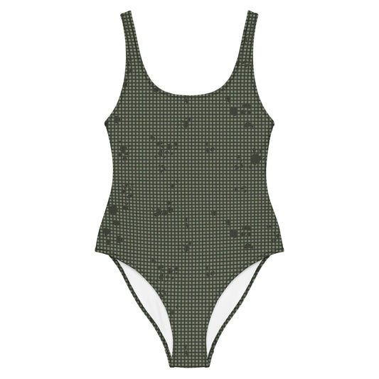 Desert Night Camo One-Piece Swimsuit - Concealing Coloration