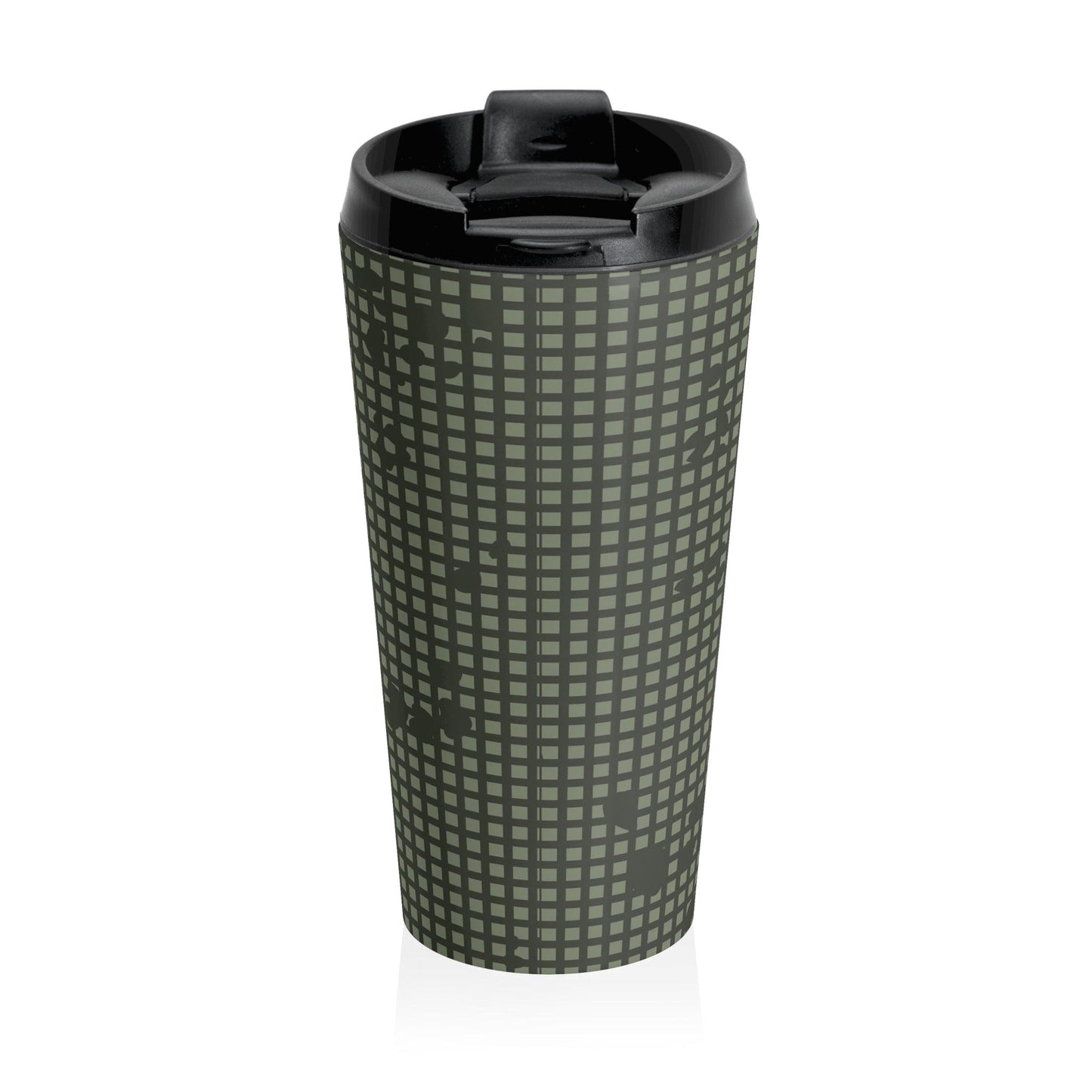 Desert Night Camo Stainless Steel 15oz Travel Mug - Concealing Coloration