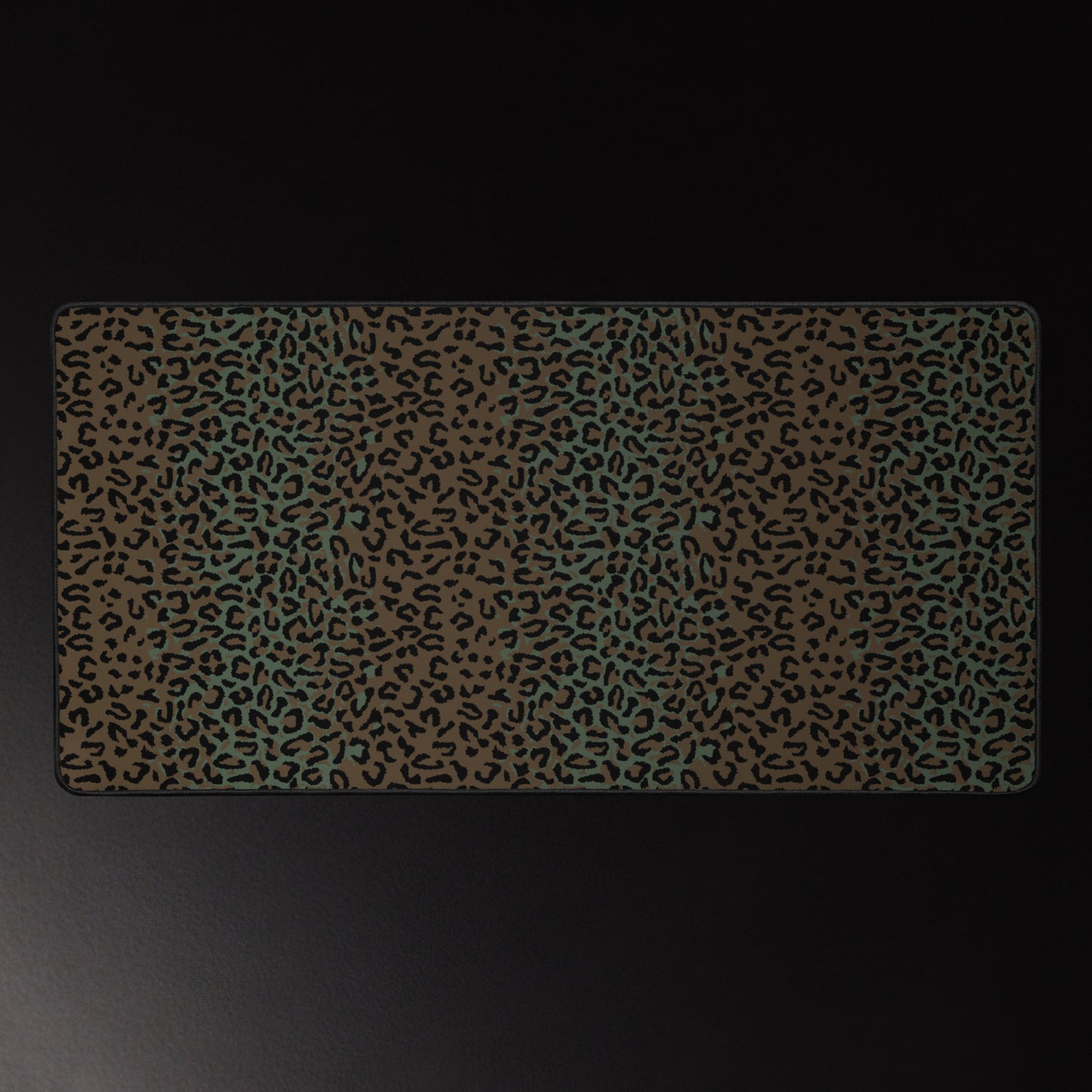 Leopard Spot Camo Computer Desk Mat Reflective Leopard Print Mouse Pad