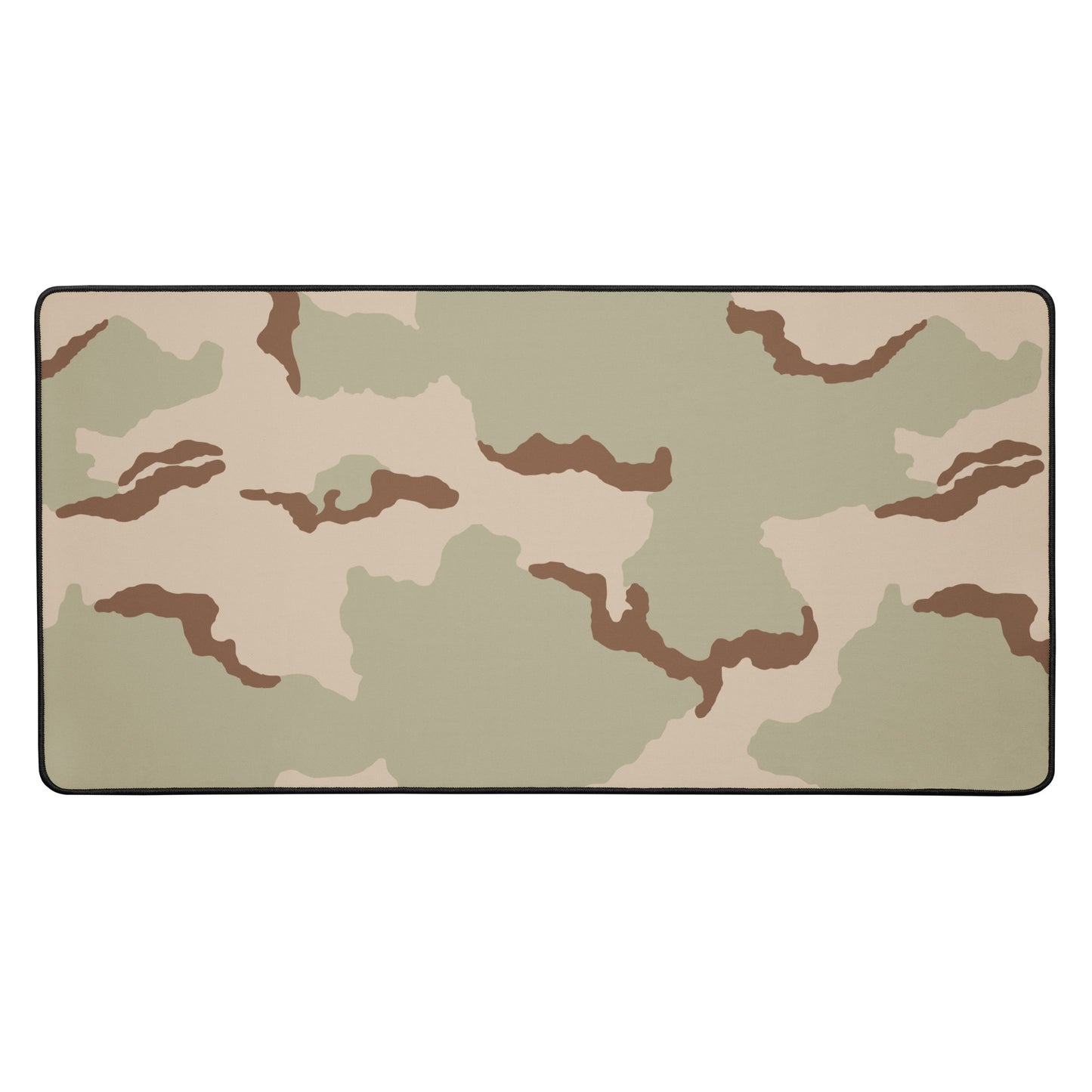 Three Color Desert Camo Desk Mat Desert Camouflage Patterned Mouse Pad
