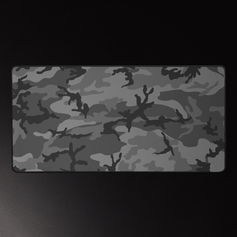 M81 Urban Camo Desk Mat (grey Dominant) Rectangular Mouse Pad Gray Black