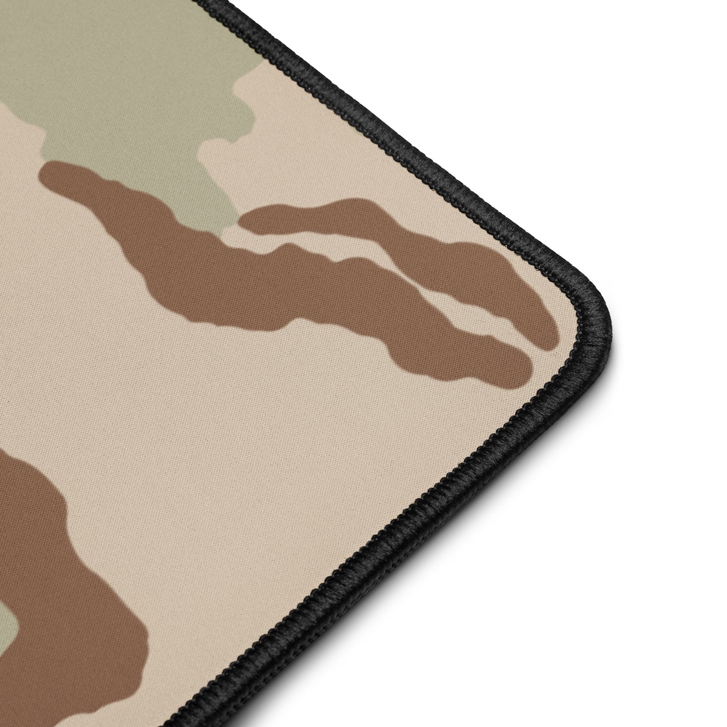 Three Color Desert Camo Desk Mat Desert Camouflage Mouse Pad Stitched
