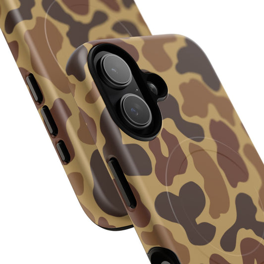 Duck Hunter Camo MagSafe iPhone 17 Field Case, close-up view