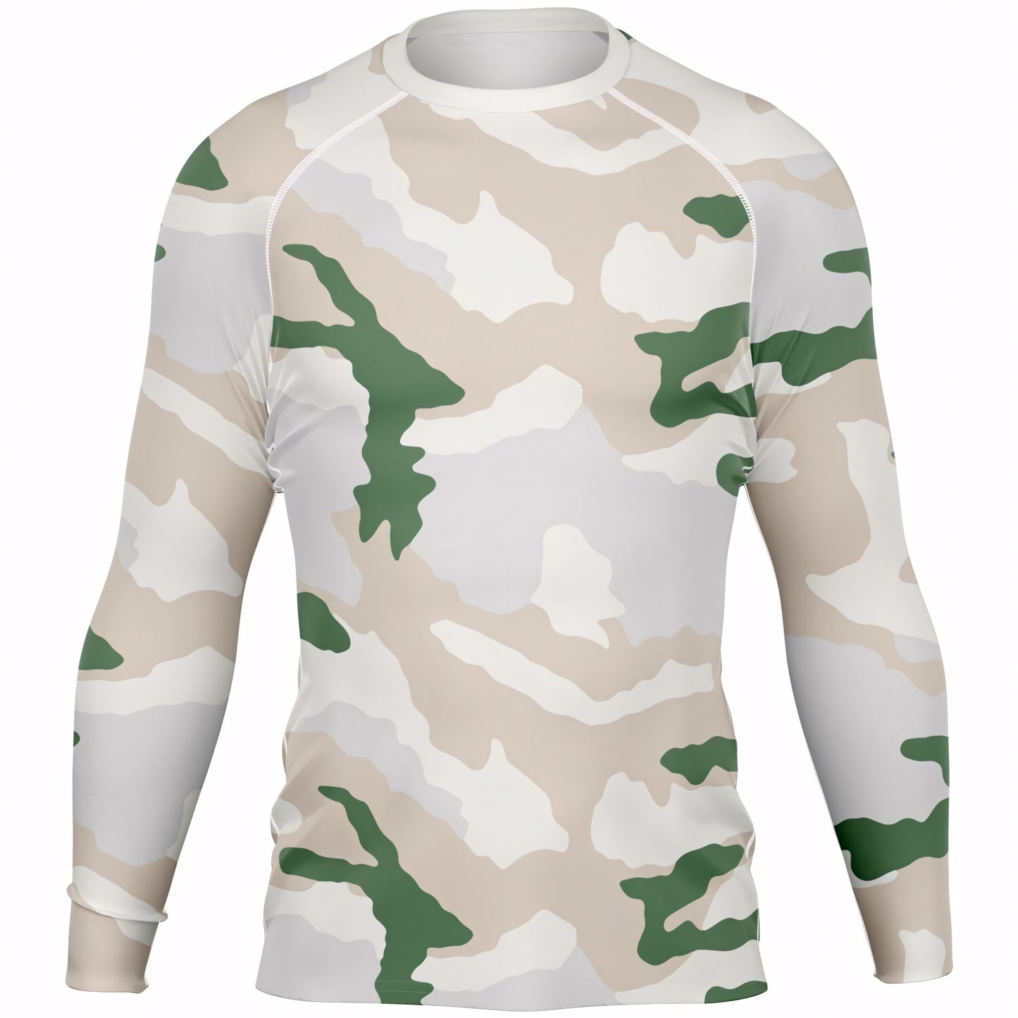 Tundra Alpine Camo Men's Long-sleeve Base Layer _ Concealing Coloration