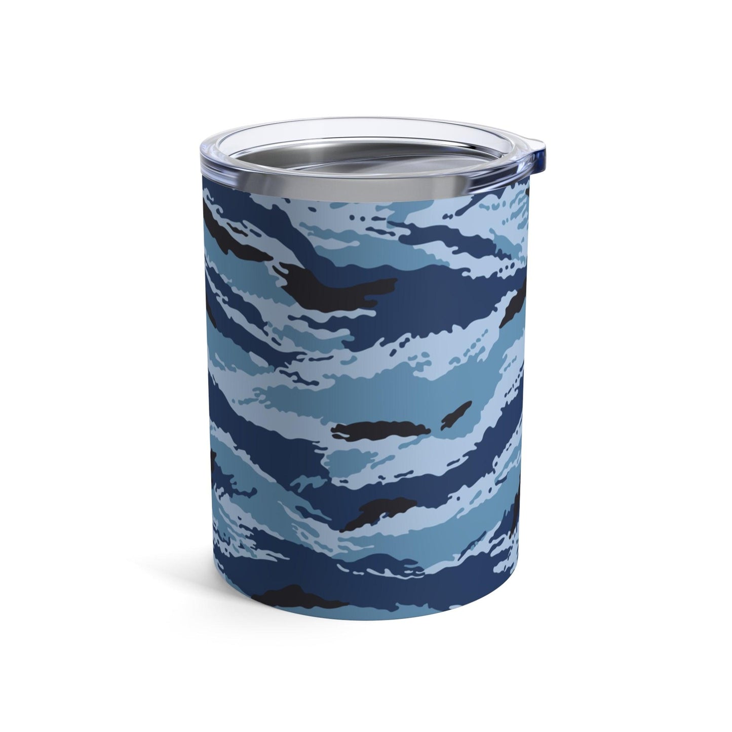 Kamysh Blue Camo 10oz Tumbler - Concealing Coloration