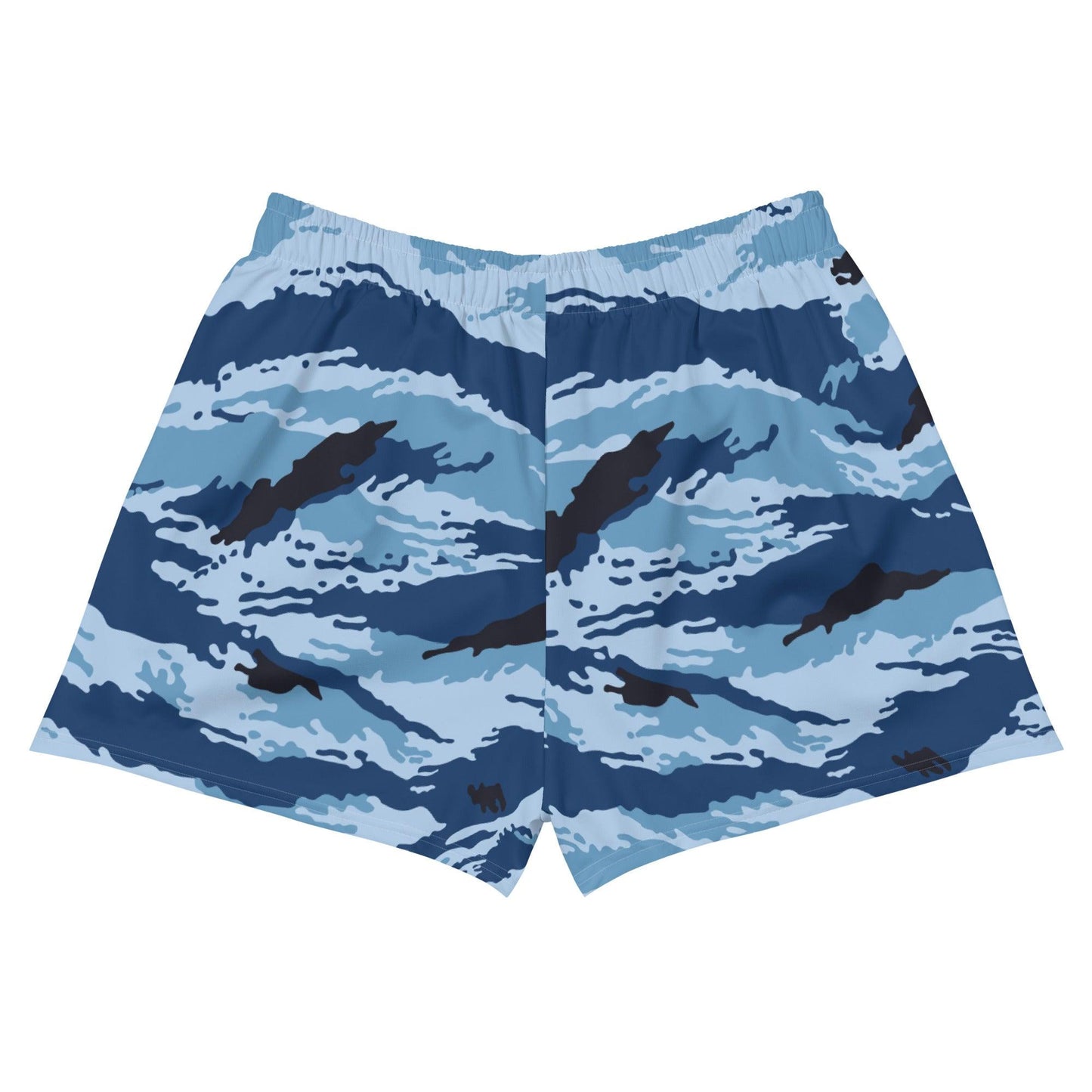 Kamysh Blue Camo 2.5″ Inseam Tech Shorts - Concealing Coloration
