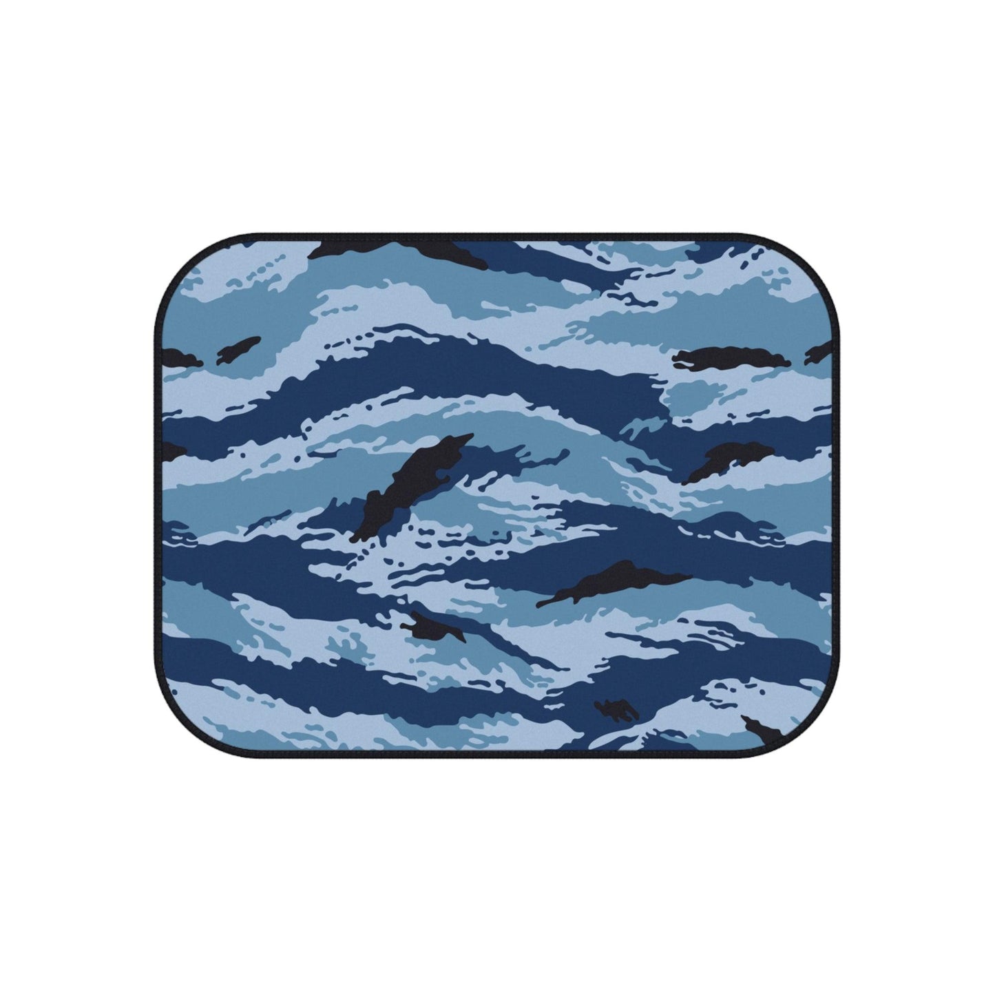 Kamysh Blue Camo All-Weather Car Mats (Set of 4) _ Concealing Coloration