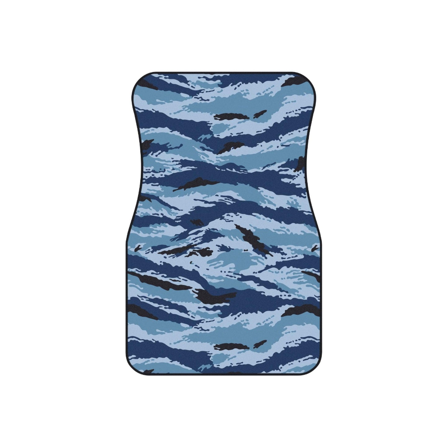 Kamysh Blue Camo All-Weather Car Mats (Set of 4) _ Concealing Coloration